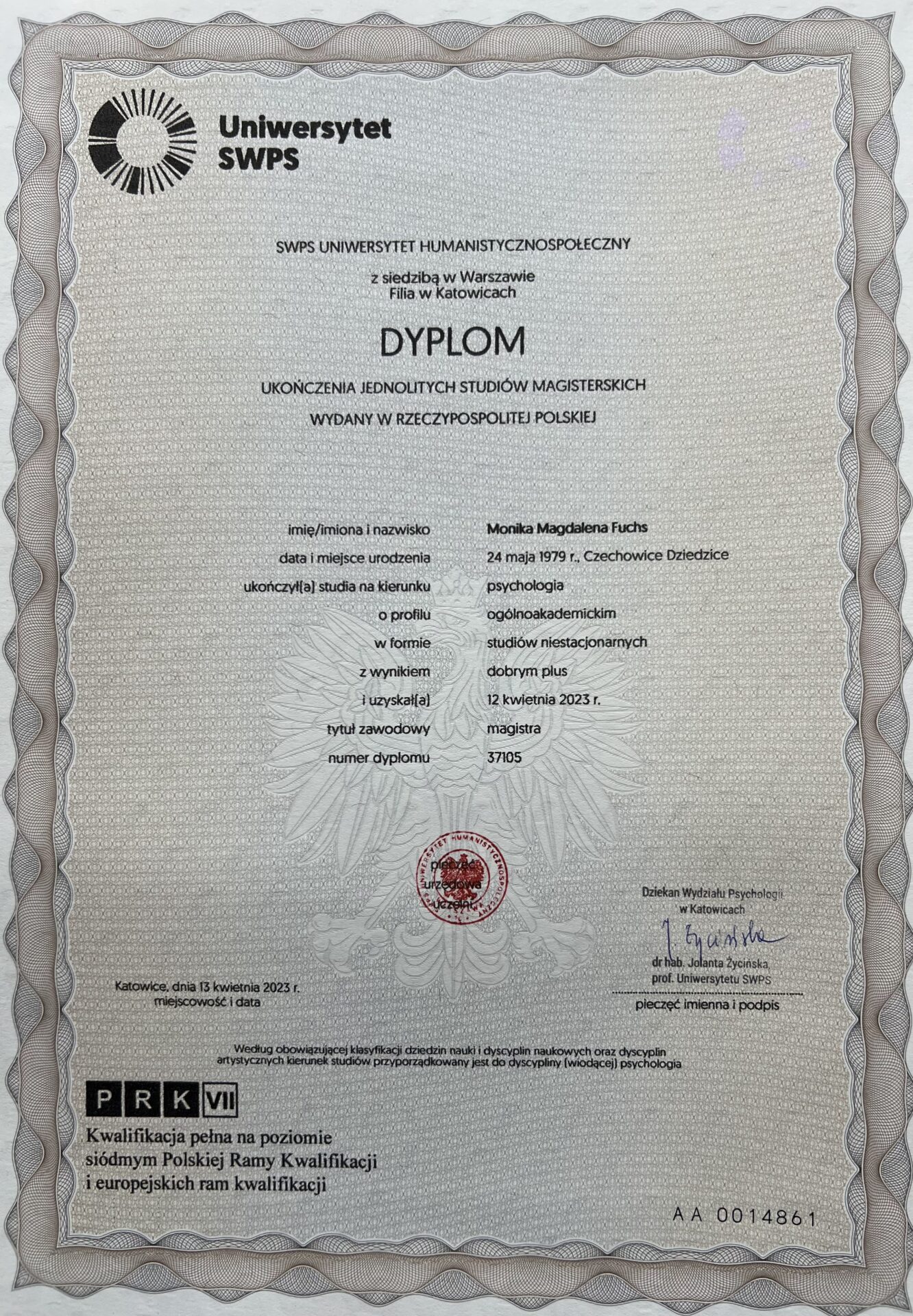 Monika Fuchs.SWPS